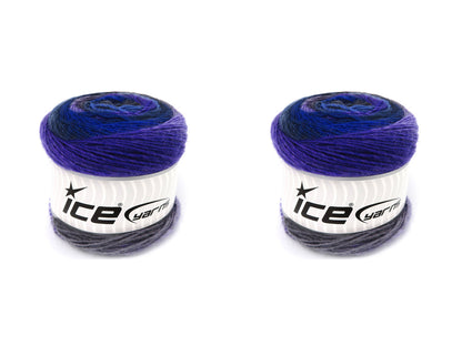 Magic Wool De Luxe Blue Shades, Grey Shades, Purple, Black fnt2-84063