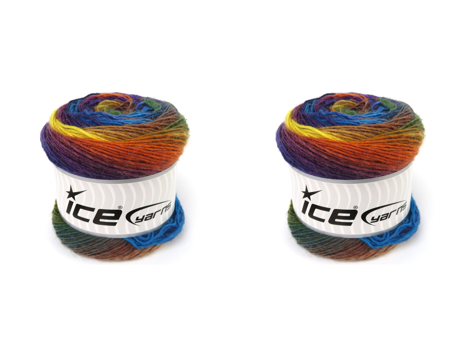 Magic Wool De Luxe Turquoise, Yellow, Orange, Maroon, Brown, Green fnt2-84068