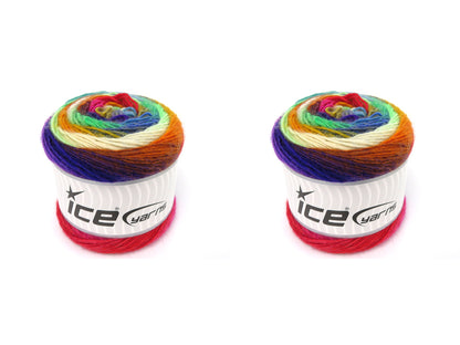 Magic Wool De Luxe Gold Shades, Green, Ecru, Purple, Fuchsia, Red fnt2-84069