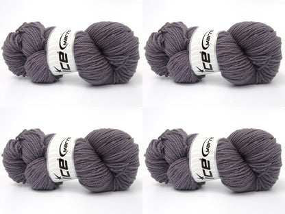 Organic Merino Wool Grey, Lilac fnt2-84093