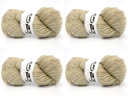 Organic Merino Wool Beige, Cream fnt2-84095