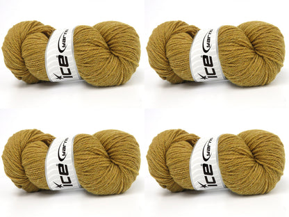 Organic Merino Wool Light Camel fnt2-84098