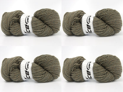 Organic Merino Wool Camel, Khaki, Turquoise fnt2-84100