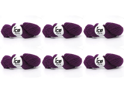 Shetland Wool Dark Purple fnt2-84184