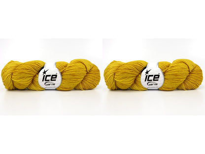 Hand Dyed Merino Extrafine Gold Melange fnt2-84202