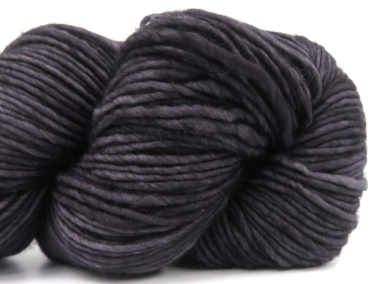 Hand Dyed Superwash Merino Dark Grey Melange fnt2-84205