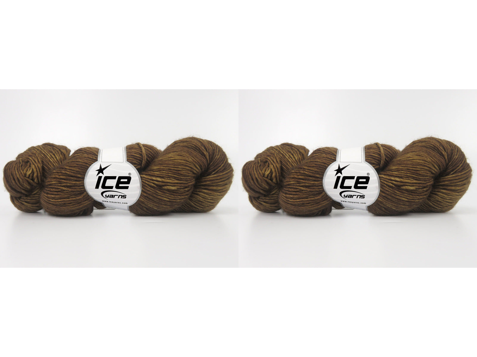 Hand Dyed Superwash Merino Cocoa Brown Melange fnt2-84210