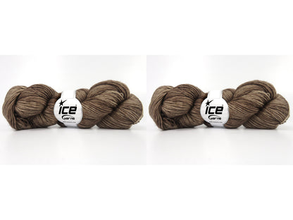Hand Dyed Superwash Merino Camel Melange fnt2-84211