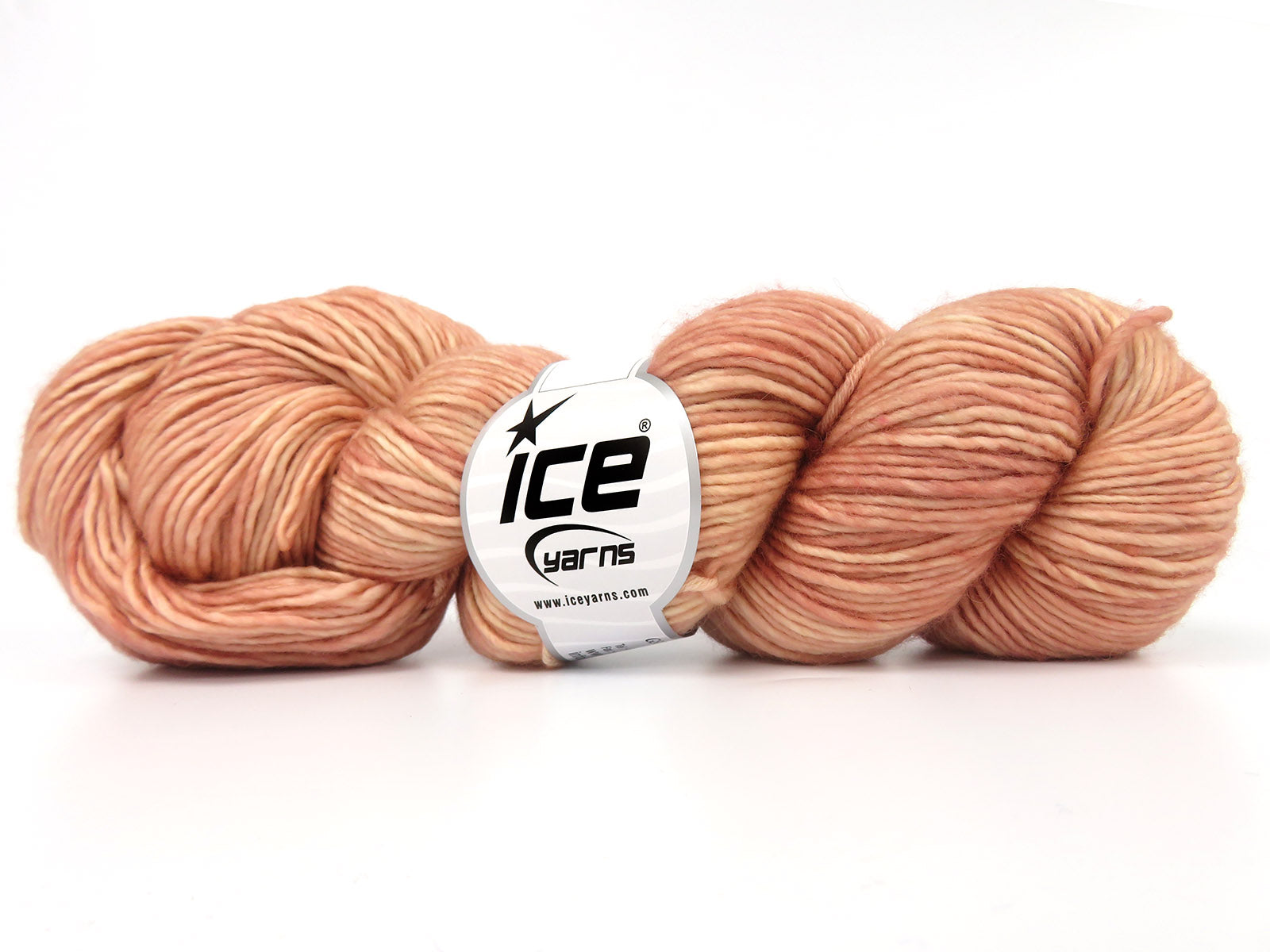 Hand Dyed Superwash Merino Light Pink Melange fnt2-84213