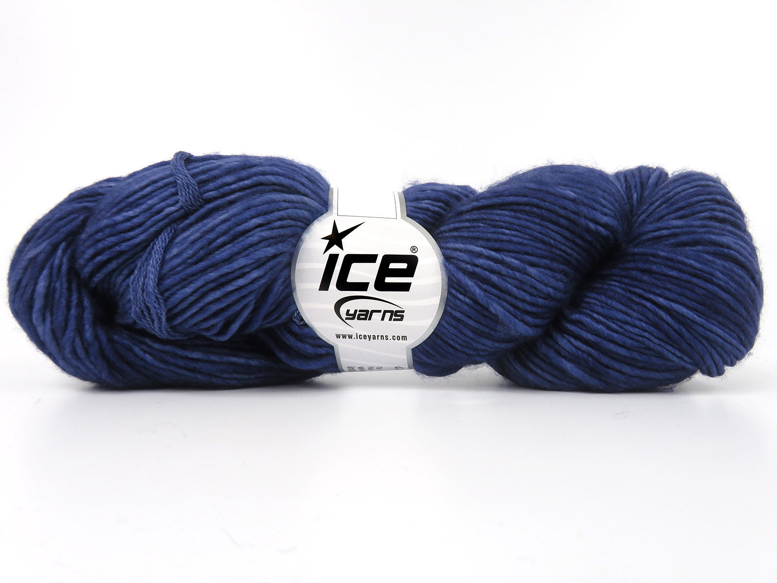Hand Dyed Superwash Merino Night Blue Melange fnt2-84217