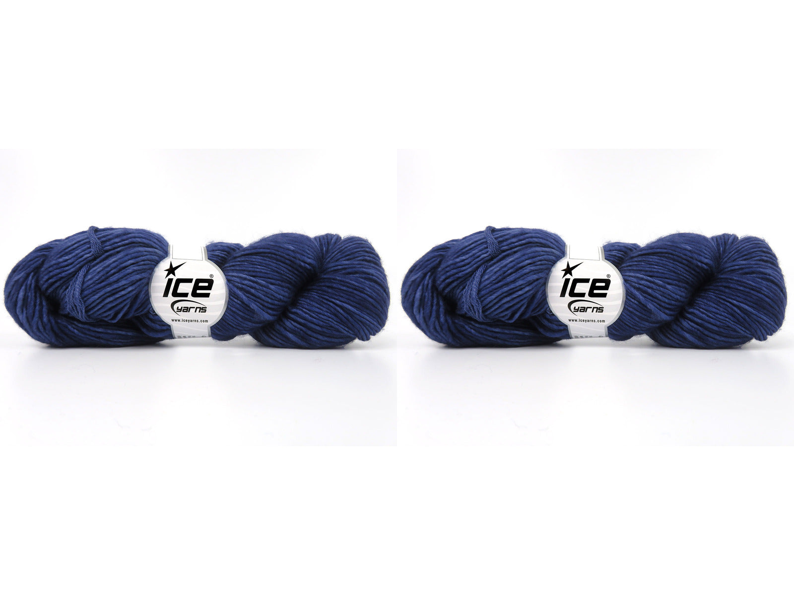 Hand Dyed Superwash Merino Night Blue Melange fnt2-84217