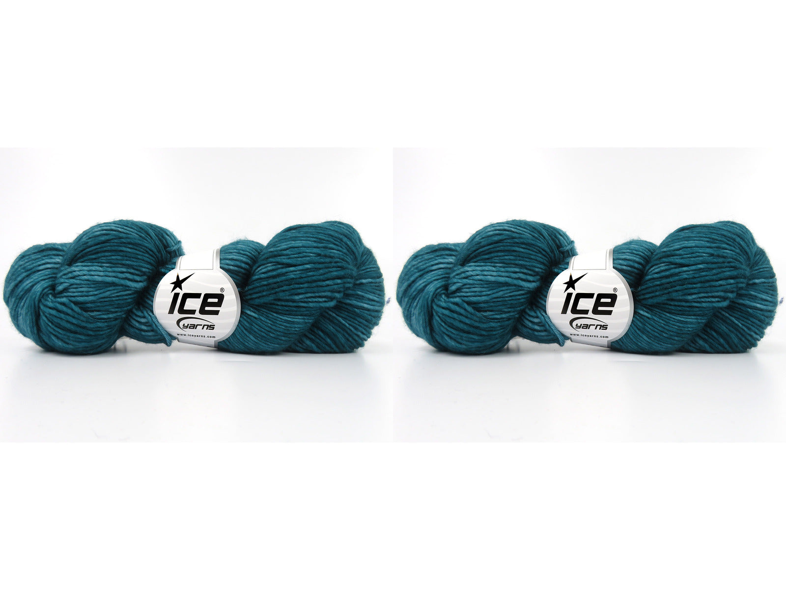 Hand Dyed Superwash Merino Emerald Green Melange fnt2-84218