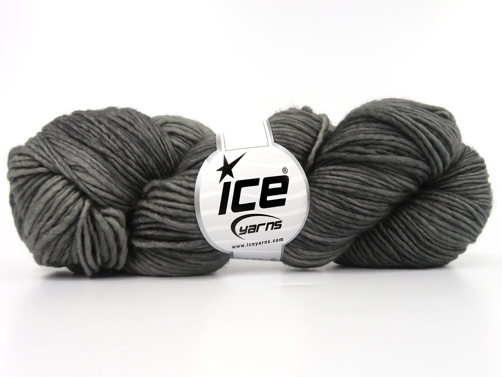 Hand Dyed Superwash Merino Grey Melange fnt2-84219