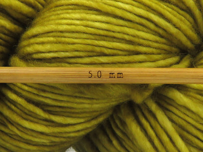 Hand Dyed Superwash Merino Olive Green Melange fnt2-84220
