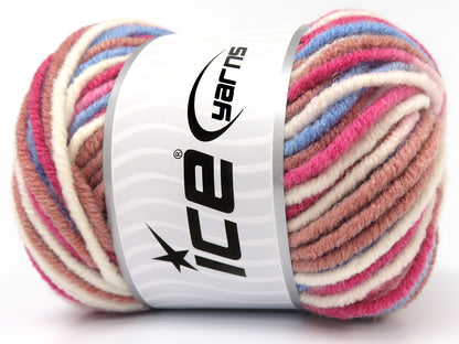 Star Merino Batik Blue, Pink Shades, Cream fnt2-84232