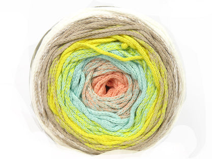 Cakes Macrame Cotton Magic Salmon, Mint Green, Yellow, Camel, White fnt2-84271