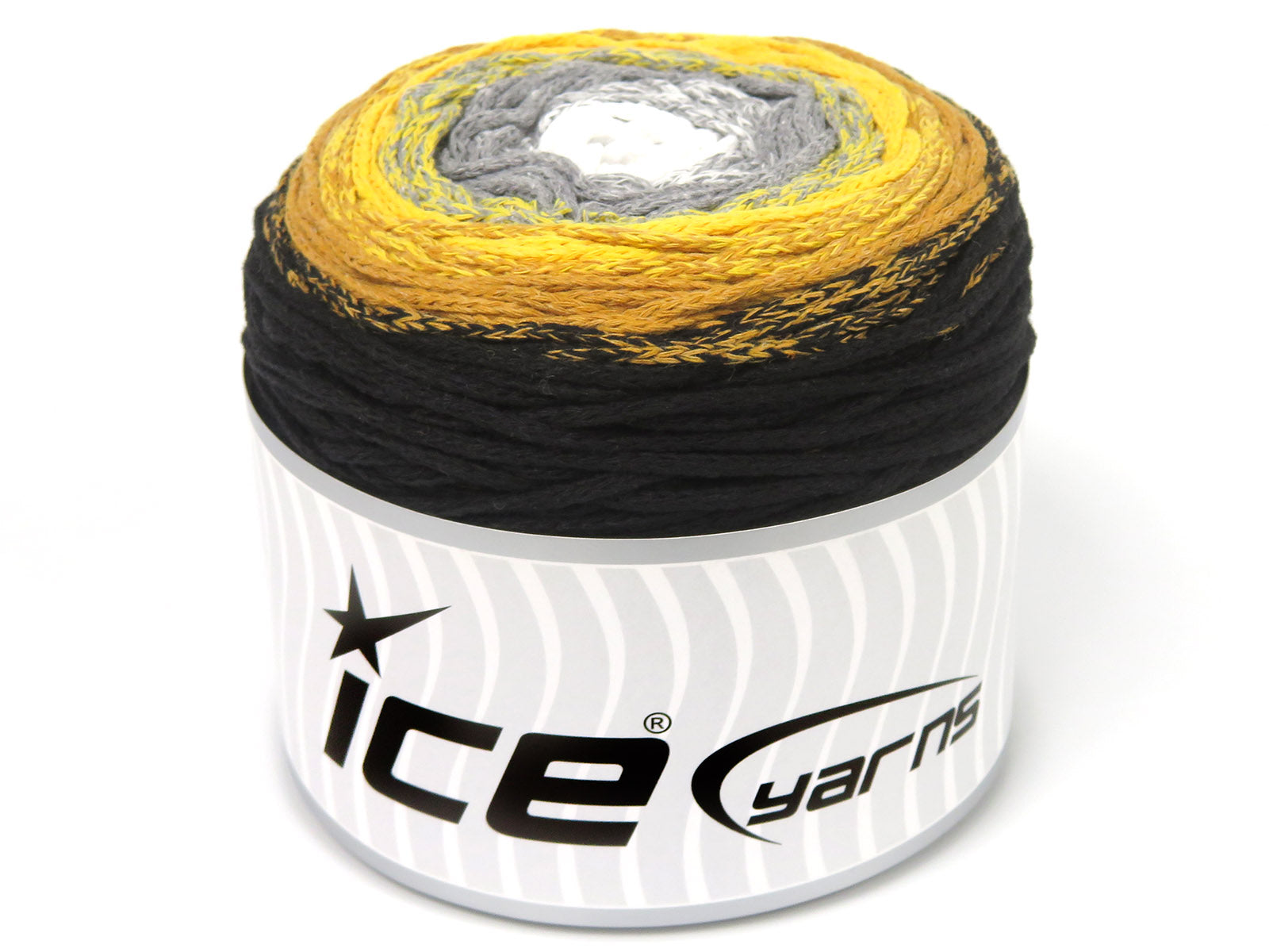 Cakes Macrame Cotton Magic White, Grey, Gold, Yellow, Black fnt2-84273