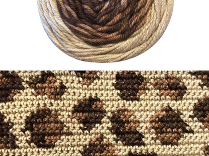 Cakes Leopard Brown Shades, Cream fnt2-84290