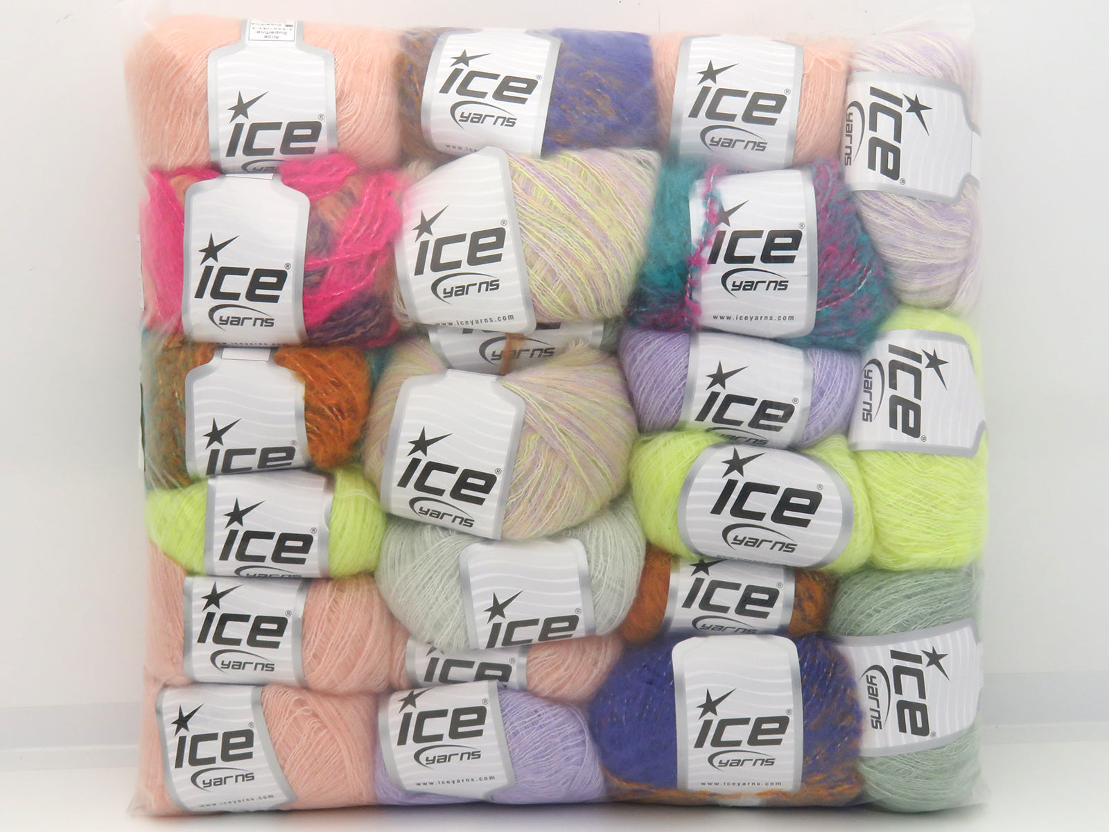 Mixed Lot Multicolor Winter Yarns fnt2-84309