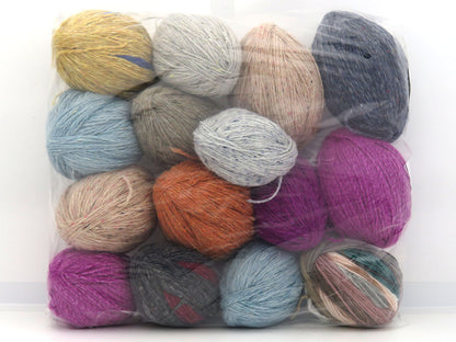 Leftover Winter Yarns Mixed Lot fnt2-84358