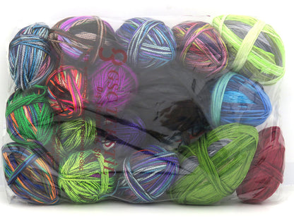 Leftover Fancy Yarns Mixed Lot fnt2-84361