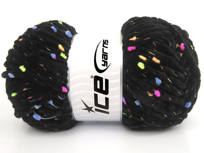 Chenille Baby Tweed Black fnt2-84380