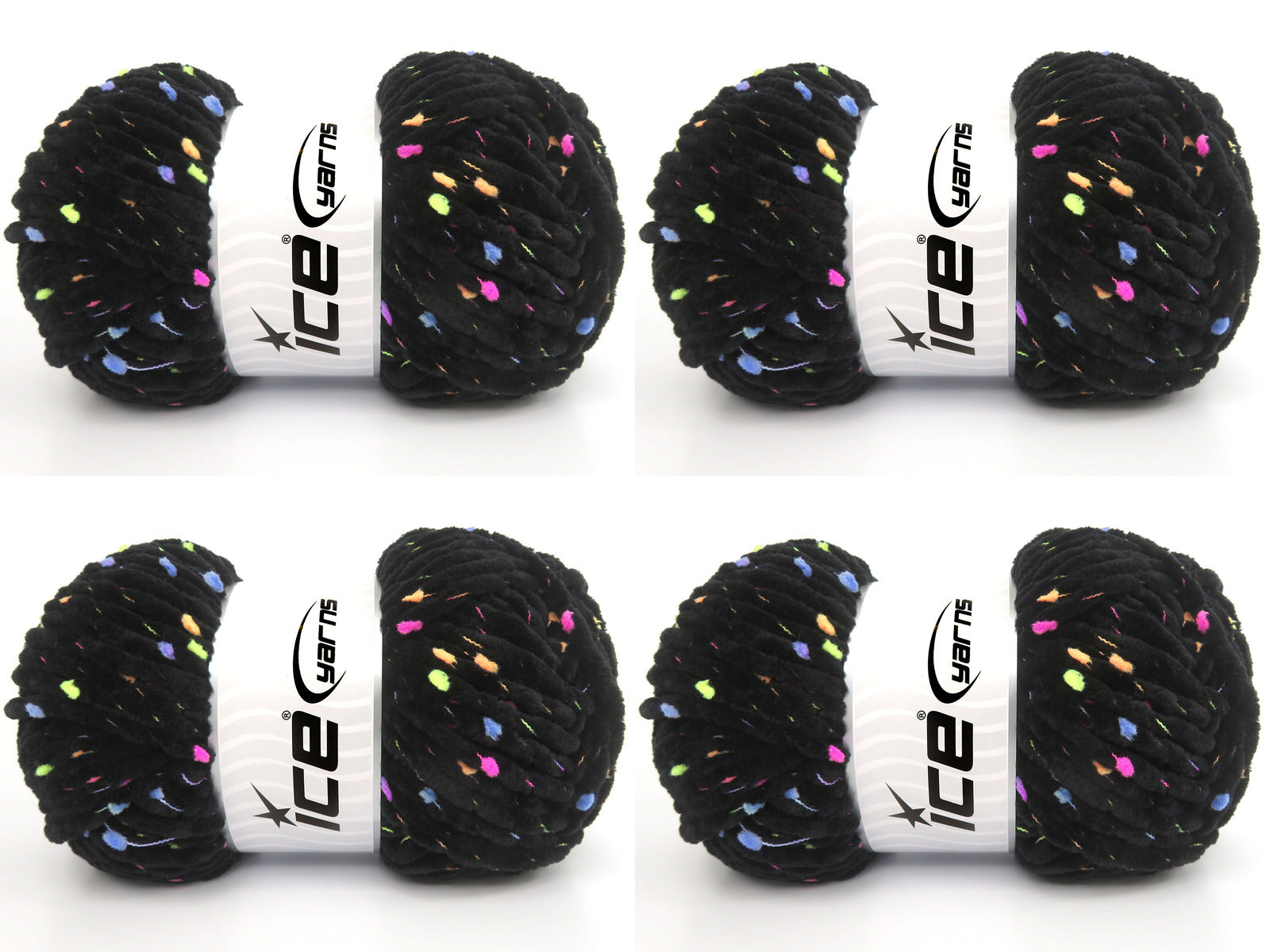 Chenille Baby Tweed Black fnt2-84380