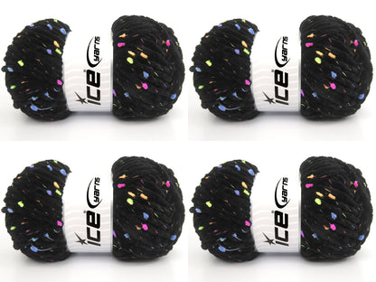 Chenille Baby Tweed Black fnt2-84380