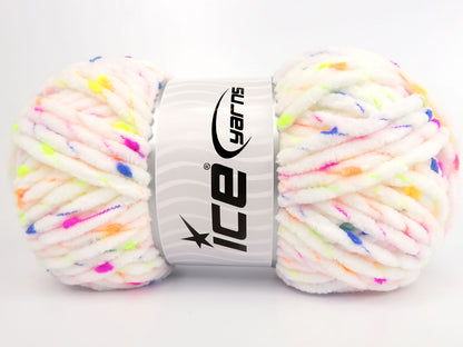 Chenille Baby Tweed White fnt2-84382