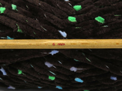 Chenille Baby Tweed Coffee Brown fnt2-84385