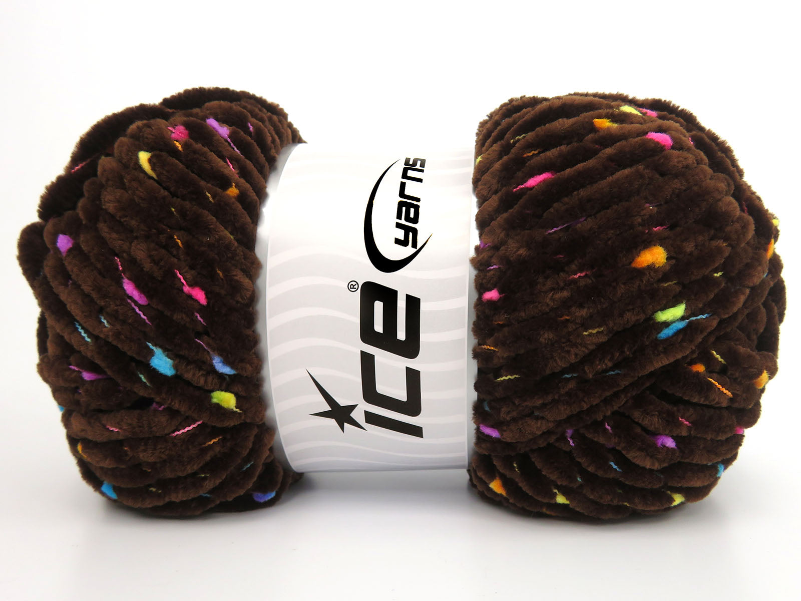 Chenille Baby Tweed Dark Brown fnt2-84386