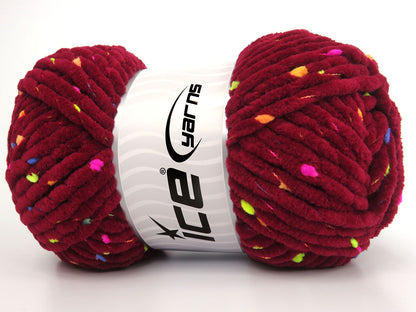 Chenille Baby Tweed Burgundy fnt2-84396