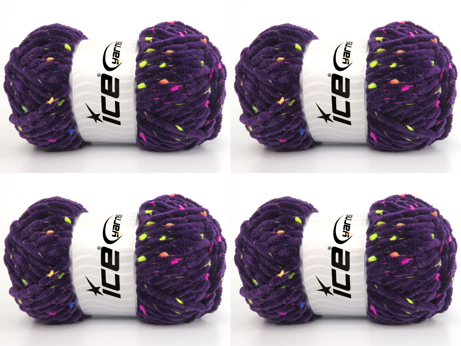 Chenille Baby Tweed Purple fnt2-84398