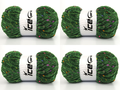 Chenille Baby Tweed Green fnt2-84405