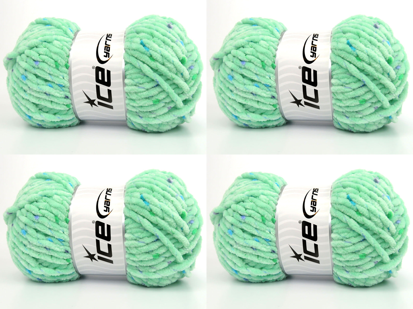Chenille Baby Tweed Mint Green fnt2-84406
