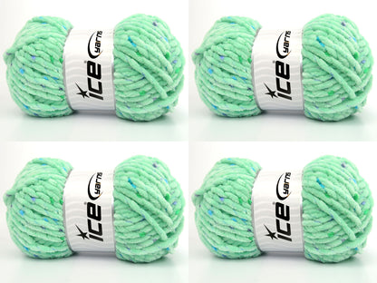 Chenille Baby Tweed Mint Green fnt2-84406