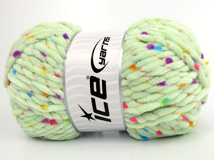 Chenille Baby Tweed Light Mint Green fnt2-84407