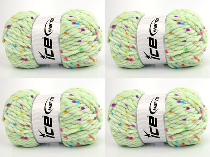 Chenille Baby Tweed Light Mint Green fnt2-84407