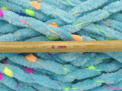 Chenille Baby Tweed Light Turquoise fnt2-84408