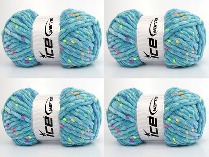 Chenille Baby Tweed Light Turquoise fnt2-84408