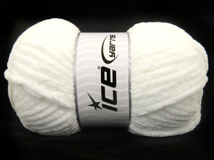 Chenille Baby Glitz White fnt2-84410