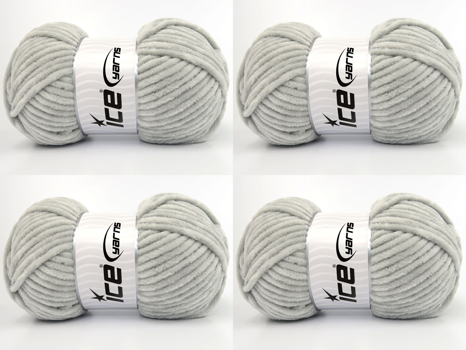 Chenille Baby Glitz Light Grey fnt2-84412