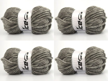Chenille Baby Glitz Grey fnt2-84413