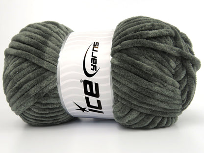 Chenille Baby Glitz Dark Grey fnt2-84414