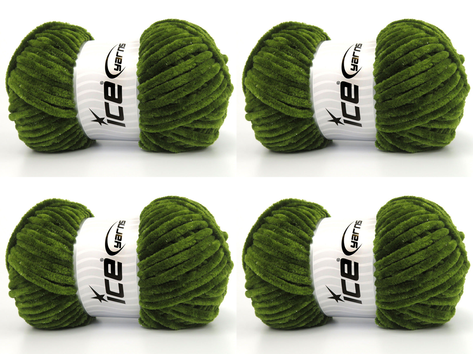 Chenille Baby Glitz Jungle Green fnt2-84415