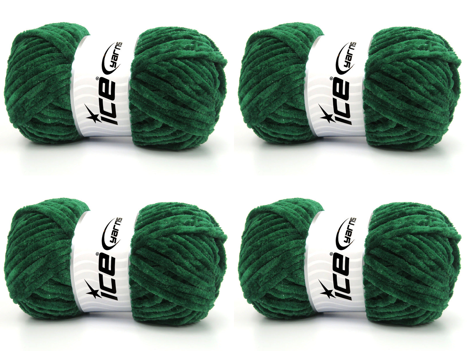 Chenille Baby Glitz Dark Green fnt2-84416