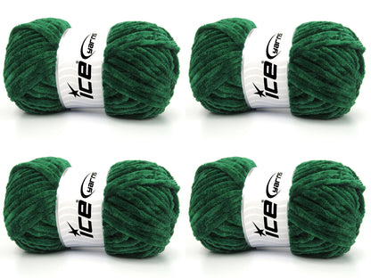 Chenille Baby Glitz Dark Green fnt2-84416