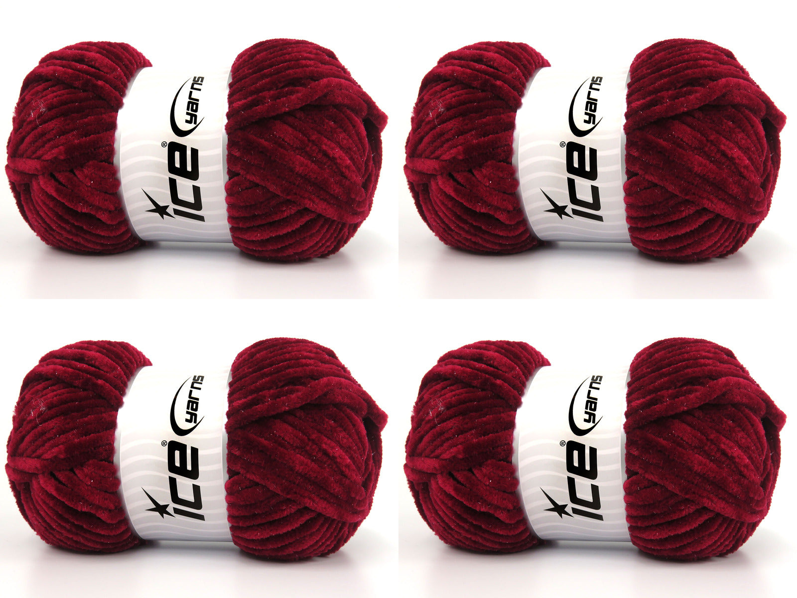 Chenille Baby Glitz Burgundy fnt2-84419