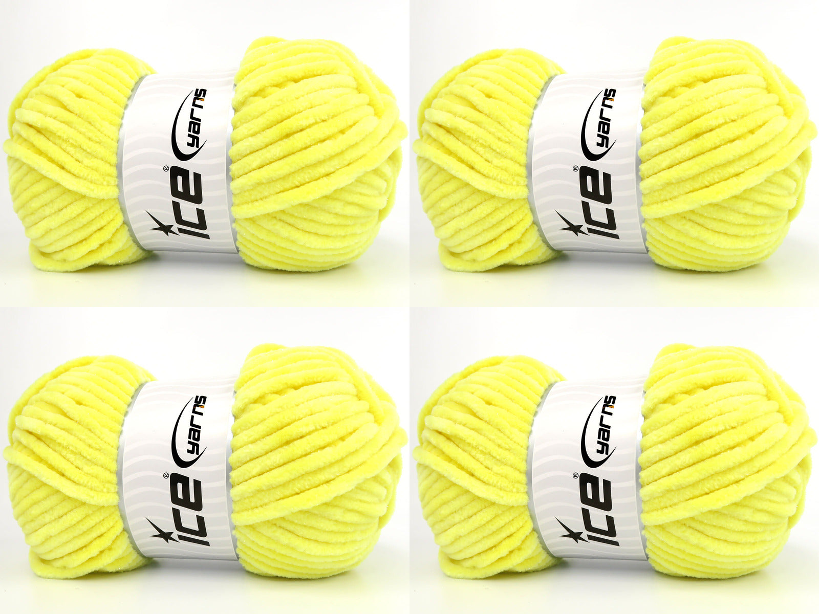 Chenille Baby Glitz Yellow fnt2-84421