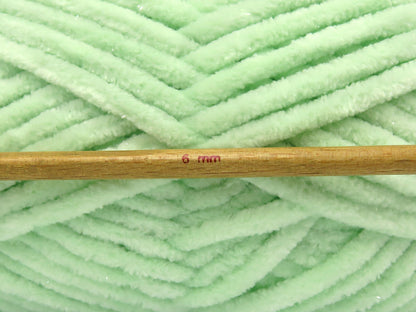 Chenille Baby Glitz Mint Green fnt2-84427